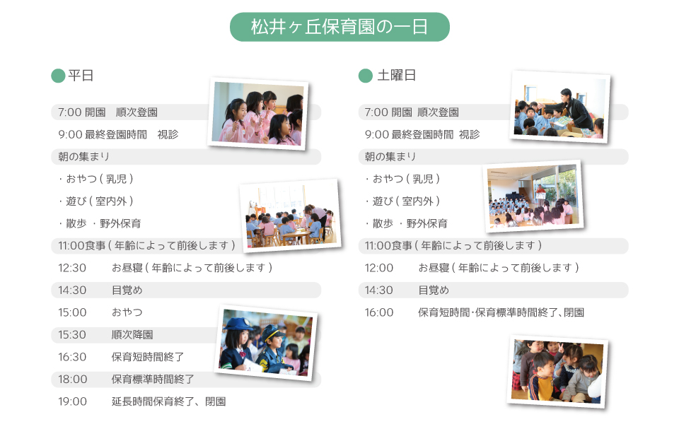 一日の流れ